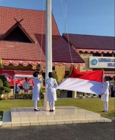 Upacara Peringatan HUT RI Ke-79 di LLDikti Wilayah XI