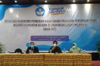 LLDIKTI XI Kalimantan sosialisasi mekanisme pemberian hibah PTS